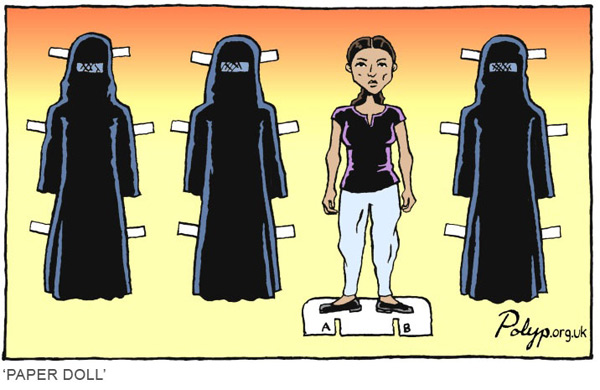 Muslim paper dolls