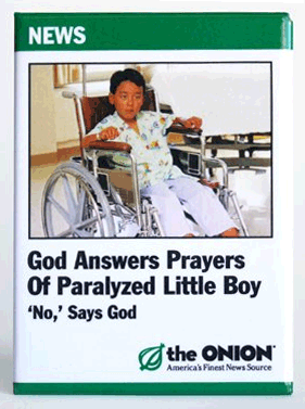 God says no.