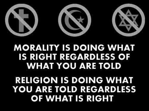 morality vs. religion