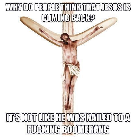 jesus, ass-raped on the cross