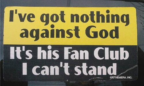 God's fan club