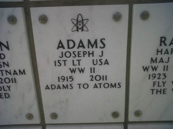 adams to atoms