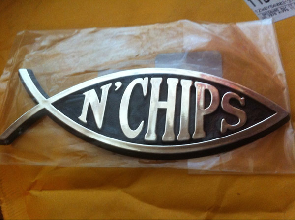 Jesus fish n' chips