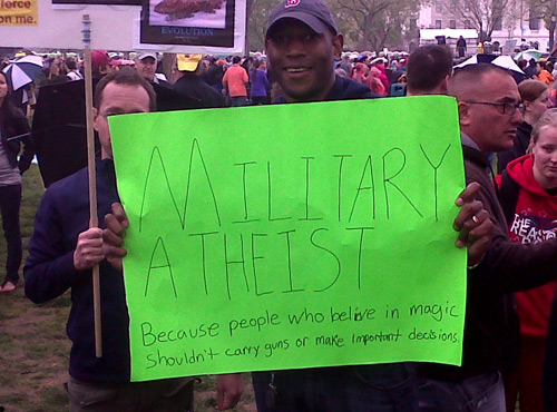 military atheist