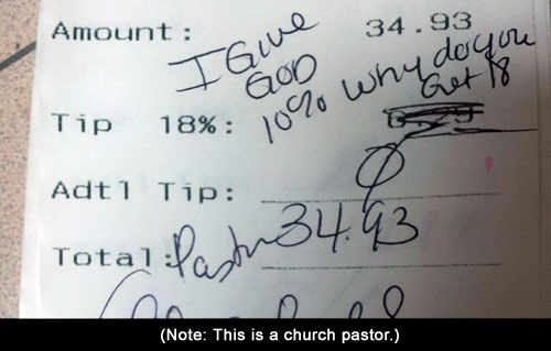 cheap ass pastor