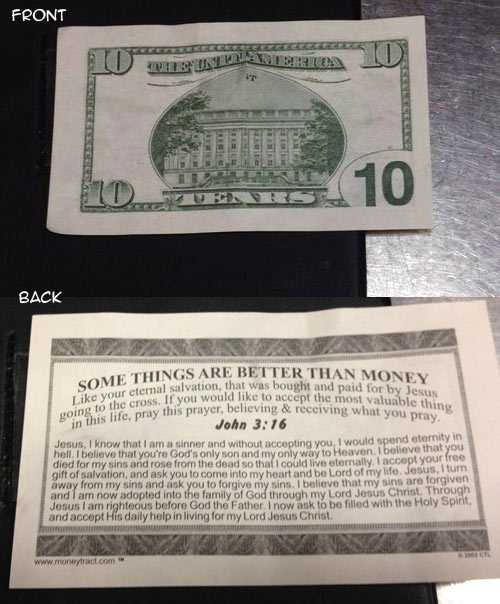 fake $10 bill